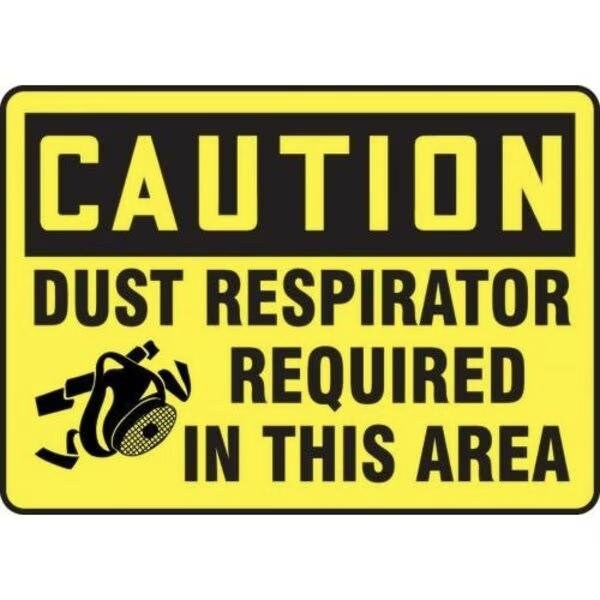 Accuform OSHA CAUTION SAFETY SIGN DUST MPPE749VP MPPE749VP - main